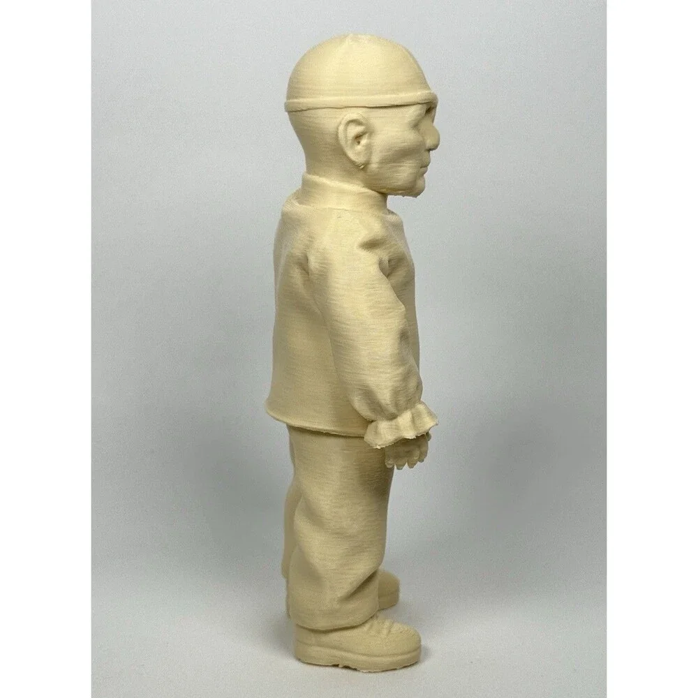 Hugo Man Of 1000 Faces Classic Toy 5” Paintable Figure Eyepatch Disguise Version